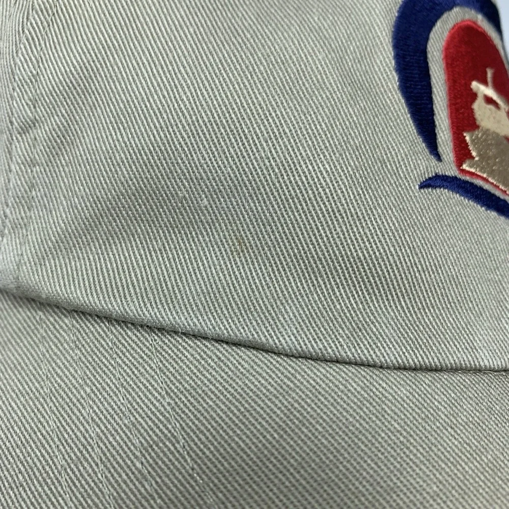 Mass Bay Lines Hat Tan Adjustable Strap OSFM Baseball Cap Tours Cruises Charters